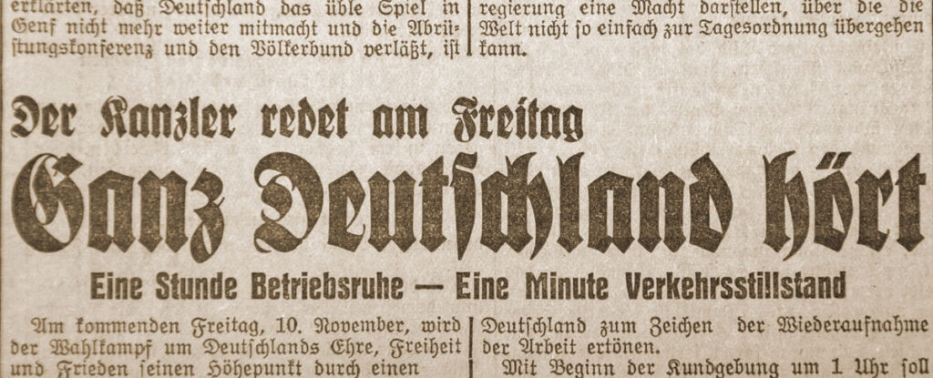 Zeitungsausriss