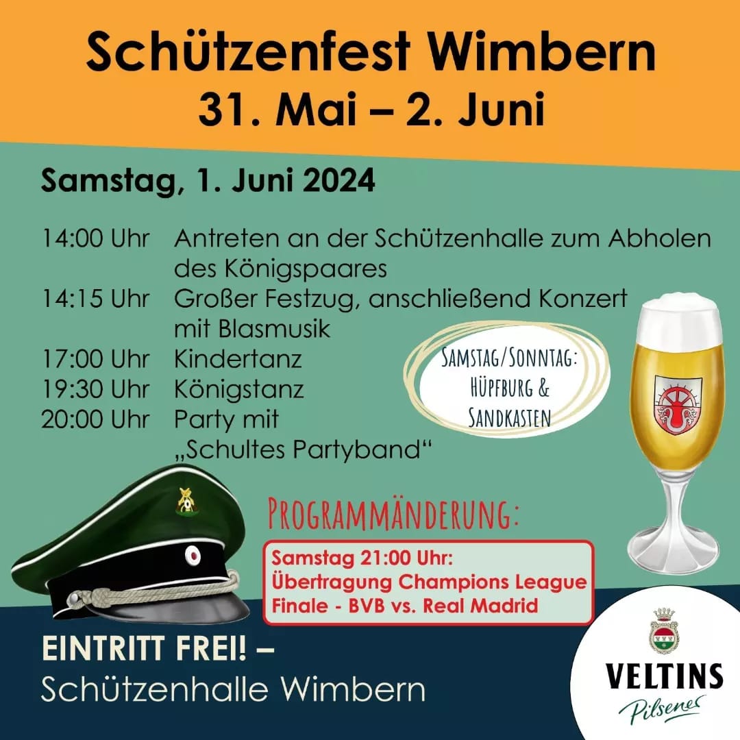 Schützenfest Wimbern 2024 - der zweiteTag.