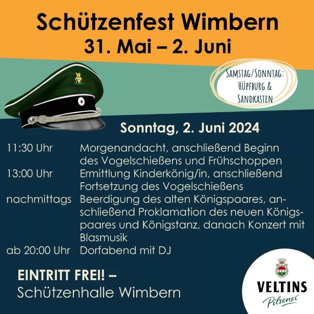 Schützenfest Wimbern 2024 - der letzte Tag.