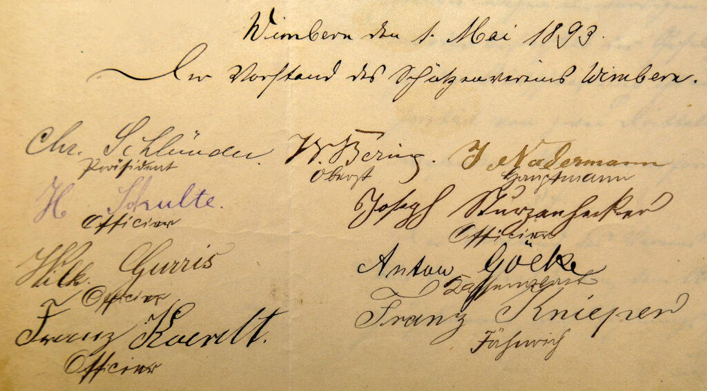 Ein altes Schriftstück